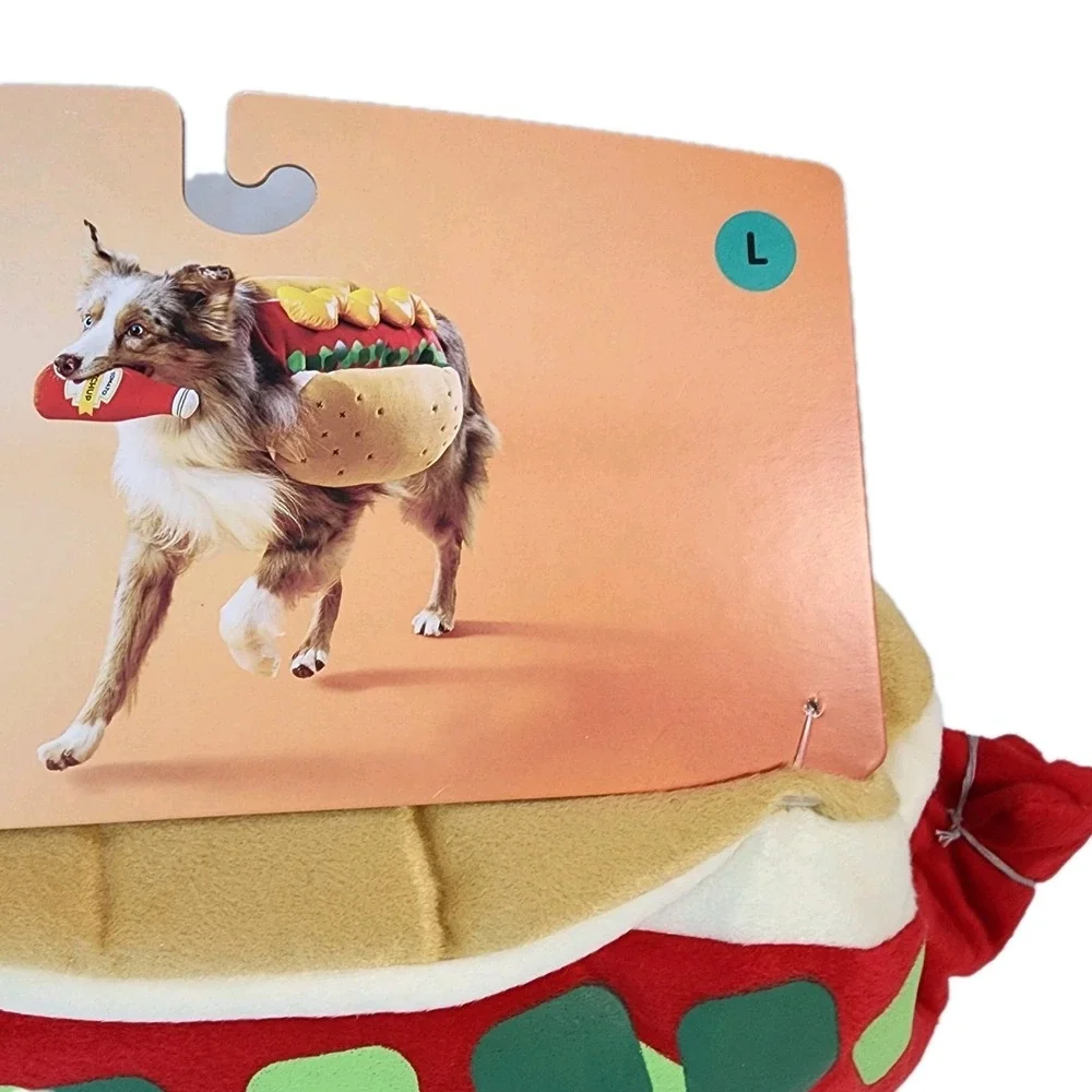 Boots And Barkley Pet Hotdog Costume Size Large